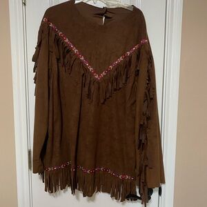 Frontier Brown Fringe Shirt and Pants